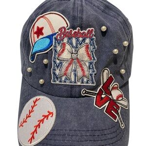 Embroidered Baseball Cap with Patches